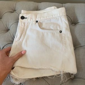rag and bone white shorts